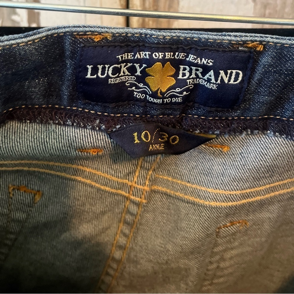 Lucky Brand Jeans The Sweet Straight Size 10/30 Ankle - Picture 2 of 13